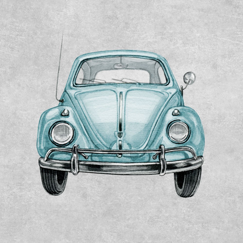 Teplákovina, Retro brouk, panel (E)