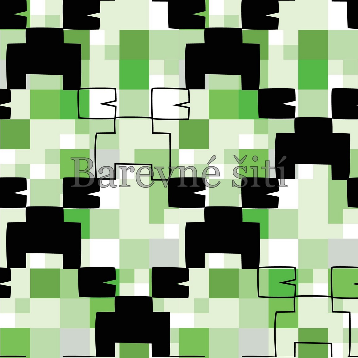 Teplákovina Minecraft inspirace (E)