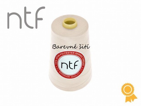 Kremová 010, overlock niť, NTF 5000y (E)