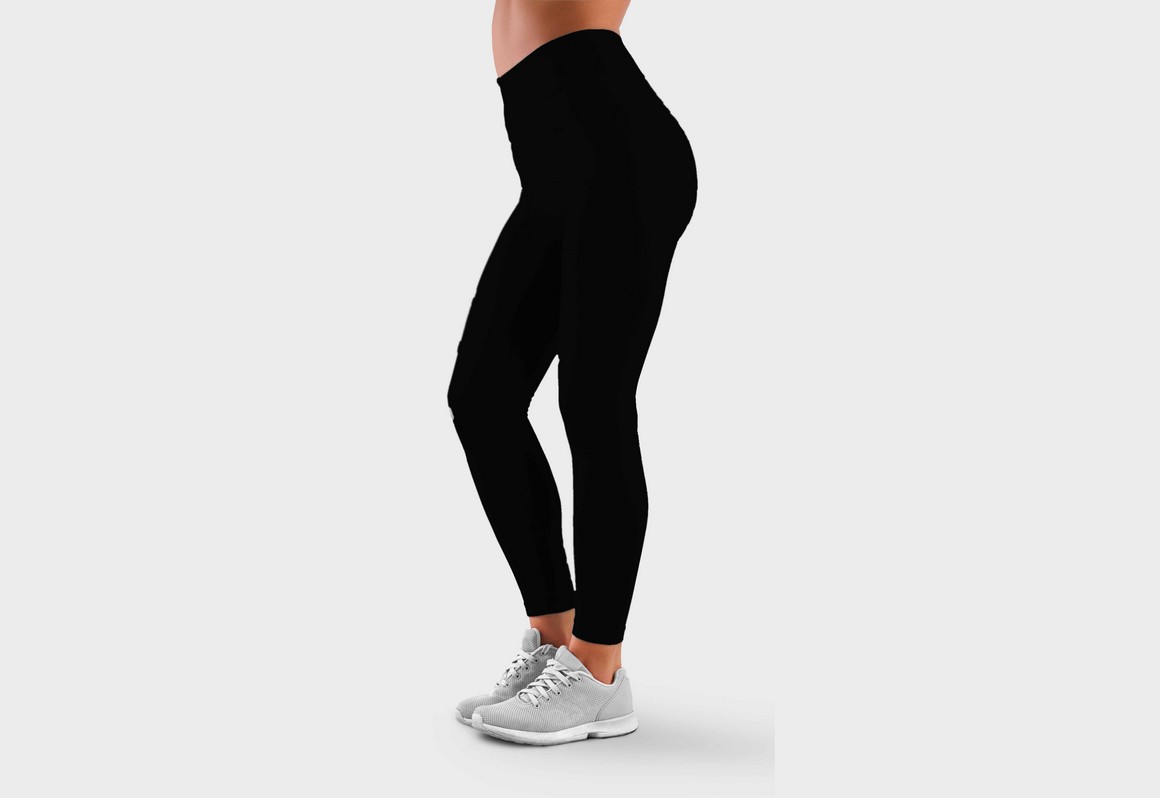Sportovní úplet 300g/m2 SILVER "push up" ČERNÝ (E)
