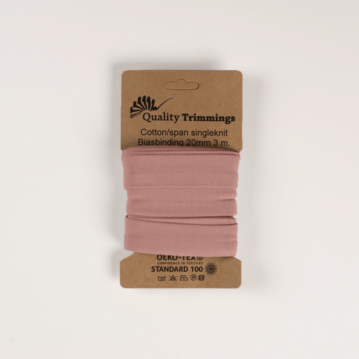 Šikmý proužek ÚPLET Pudrová 131 (E)