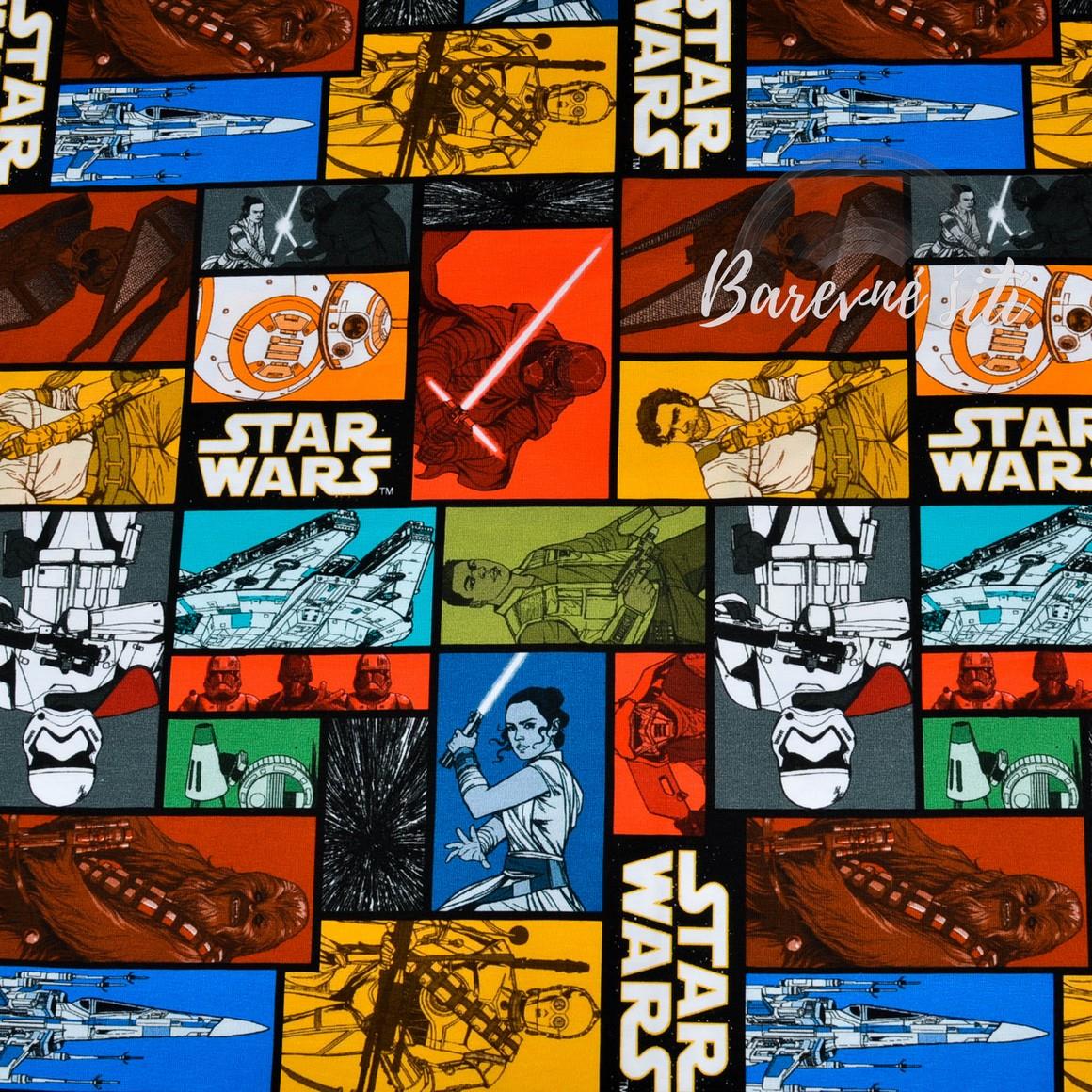 Úplet Star wars barevná (E)