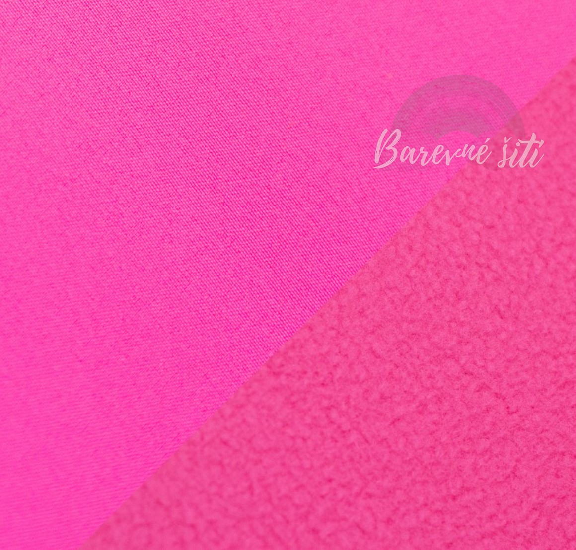 Zimní softshell NEON RŮŽOVÁ (E) 0,95m/ks