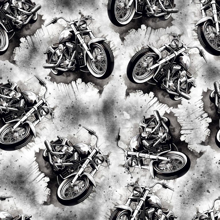Úplet, Černobílé motorky (E)