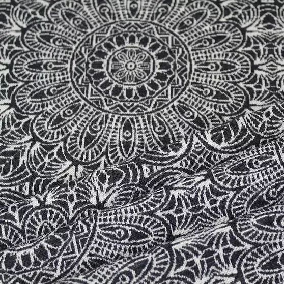 Merino Mandaly Grafit a krém (E)