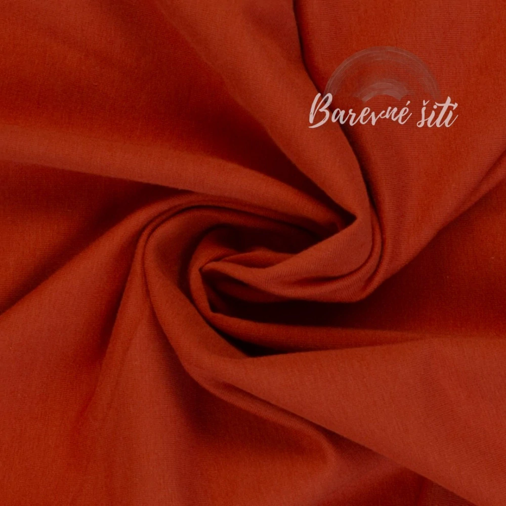 Bavlněný úplet Terracotta 712 *NEW* (E) 0,25m/ks
