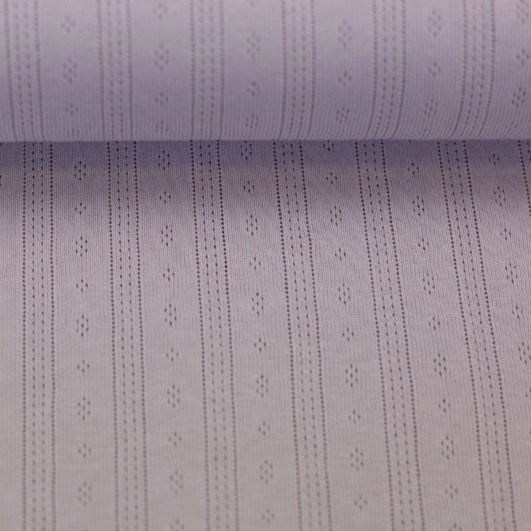 Ajour, úplet s dírkami Růžovofialková (E)