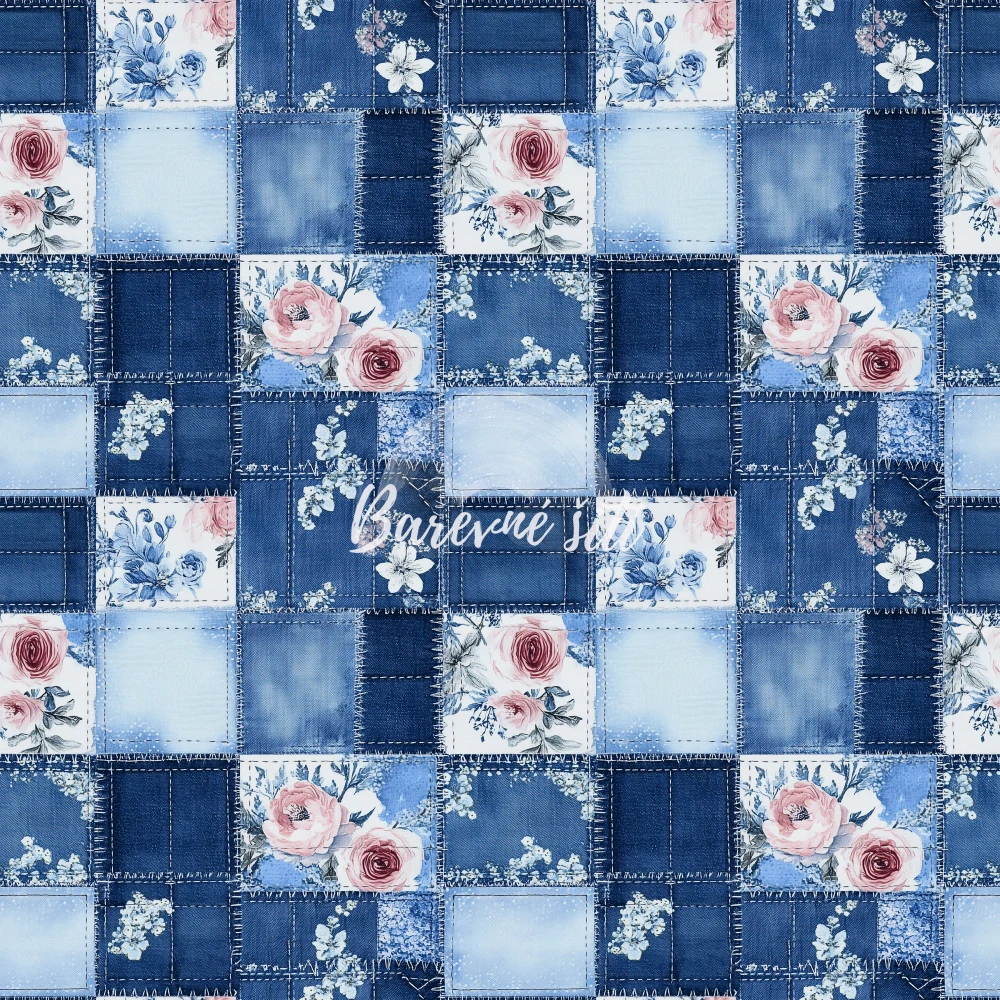 Úplet, Denim patchwork (E)