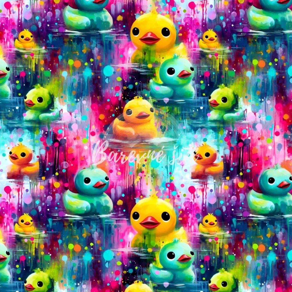 Teplákovina, Barevná kačátka (E)