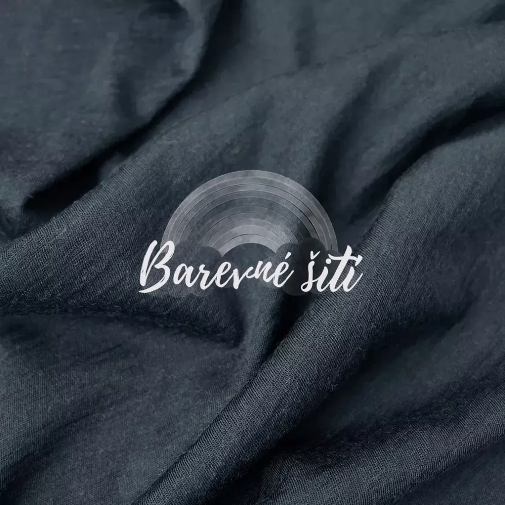 Letní merino úplet, Navy (E)