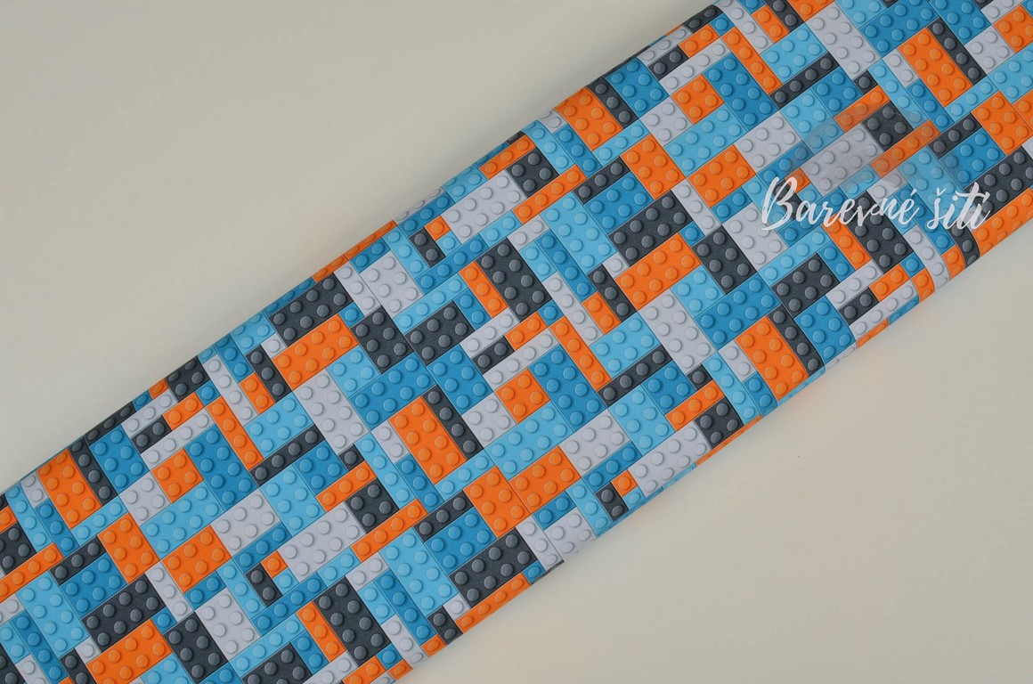 Teplákovina Lego čtyř barev (E)