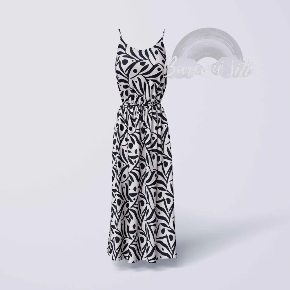 Silky, Krémová s černým vzorem (E)