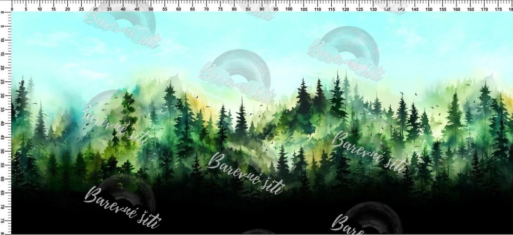 Úplet, Zelenkavý lesík, panel (E)