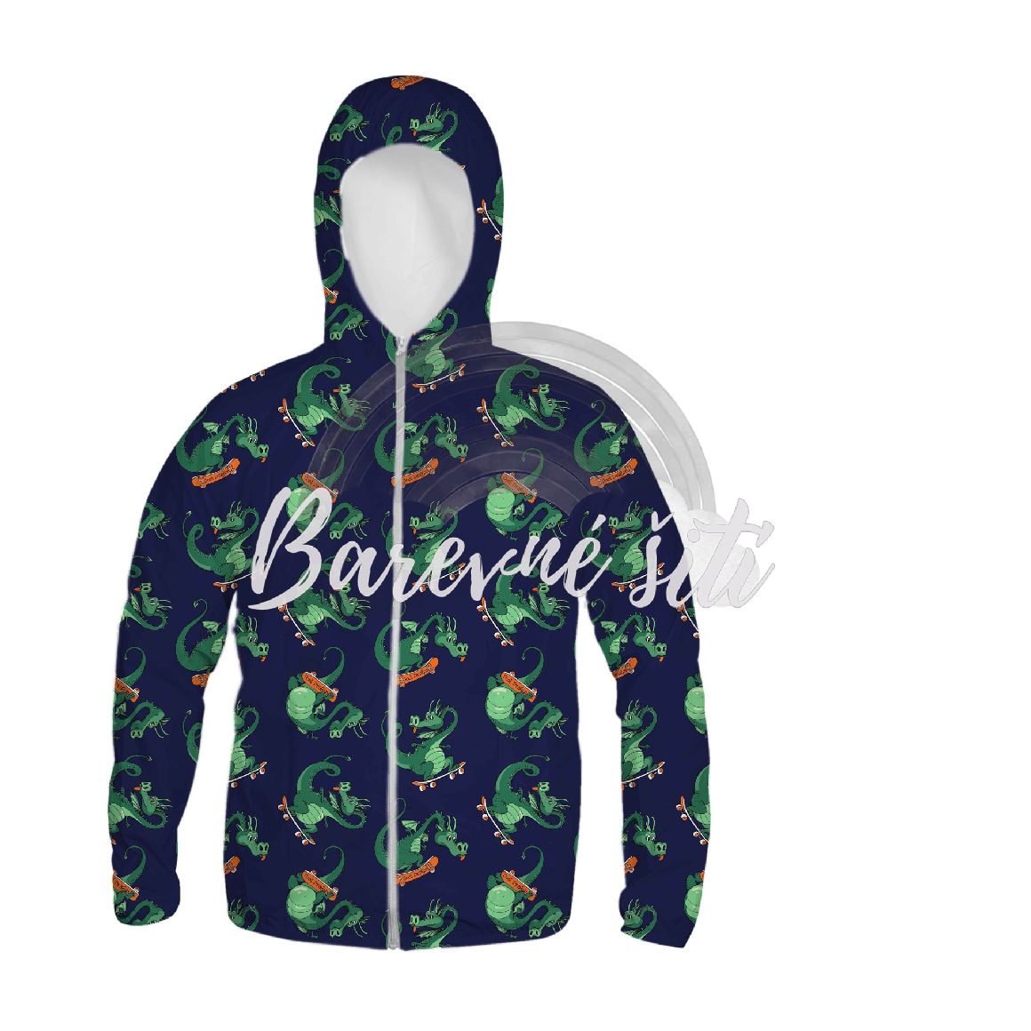 Zimní softshell Drak na skatebordu PŘEDOBJEDNÁVKA (P)