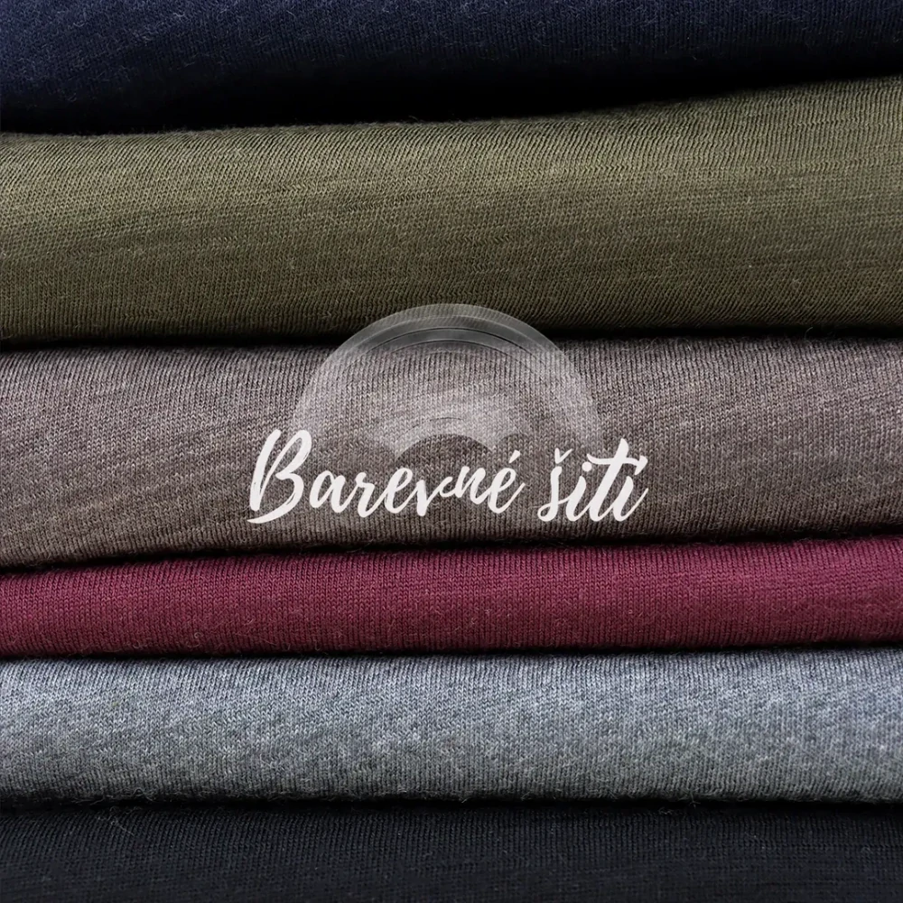 Letní merino úplet, Navy (E)