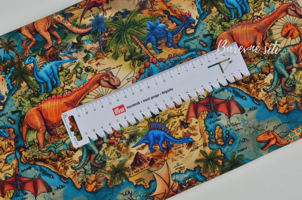 Teplákovina Dinosauři na mapce (E)