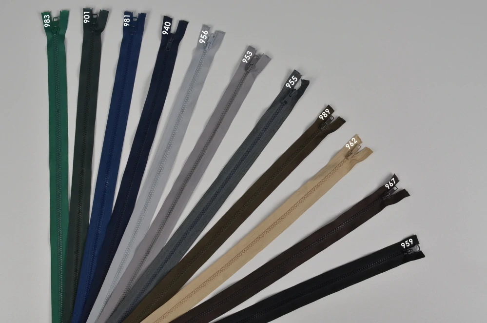 Zip kostěný dělitelný 25-100cm NA OBJEDNÁNÍ (E)