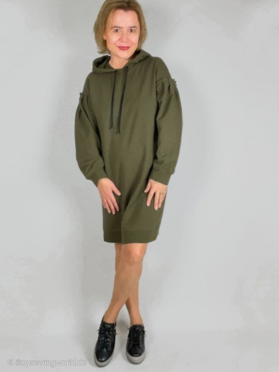Nepočesaná teplákovina KHAKI MELÍR 1769 (E)