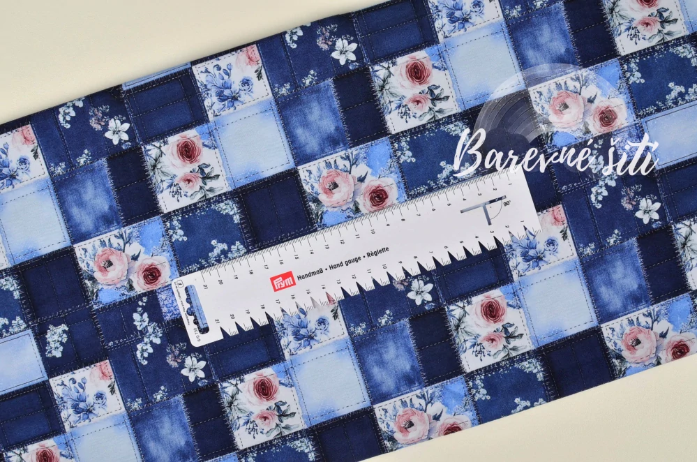 Úplet, Denim patchwork (E)