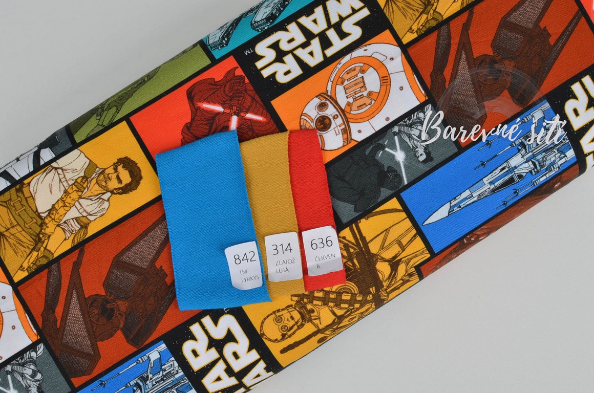 Úplet Star wars barevná (E)
