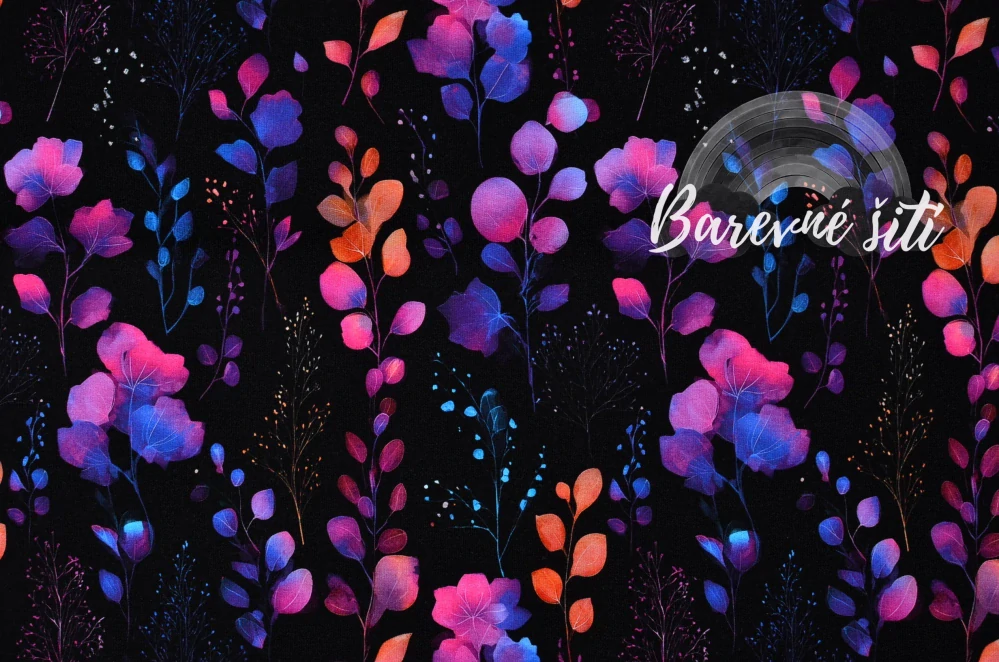 Teplákovina, Fialkové lístky na černé (E)