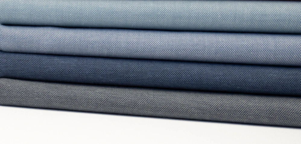 Košilovina, chambray Mika Mint (E)