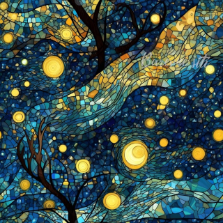 Úplet, Van Goghova Hvězdná noc (E) obj