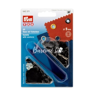 Průchodky Černé Prym 4mm (E)