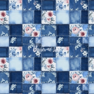 Úplet, Denim patchwork (E)